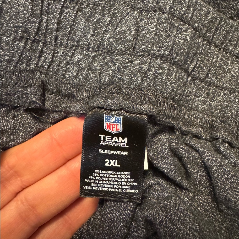 Carolina Panthers Gray Pajama Pants PJs - Picture 4 of 4